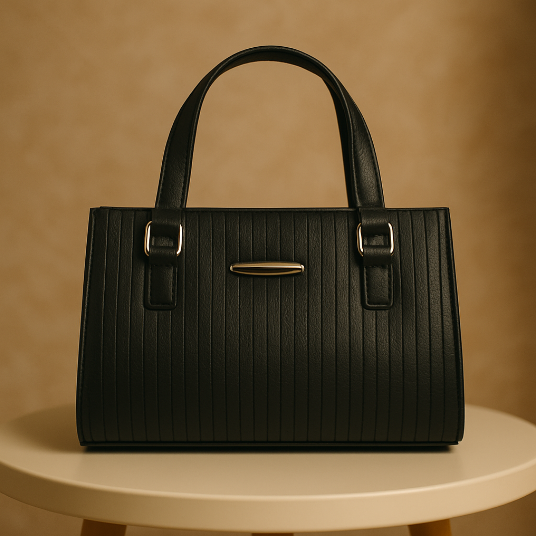 Elara Textura Classic Tote HandBag for Women-Premium PU Leather Elegant Handbag