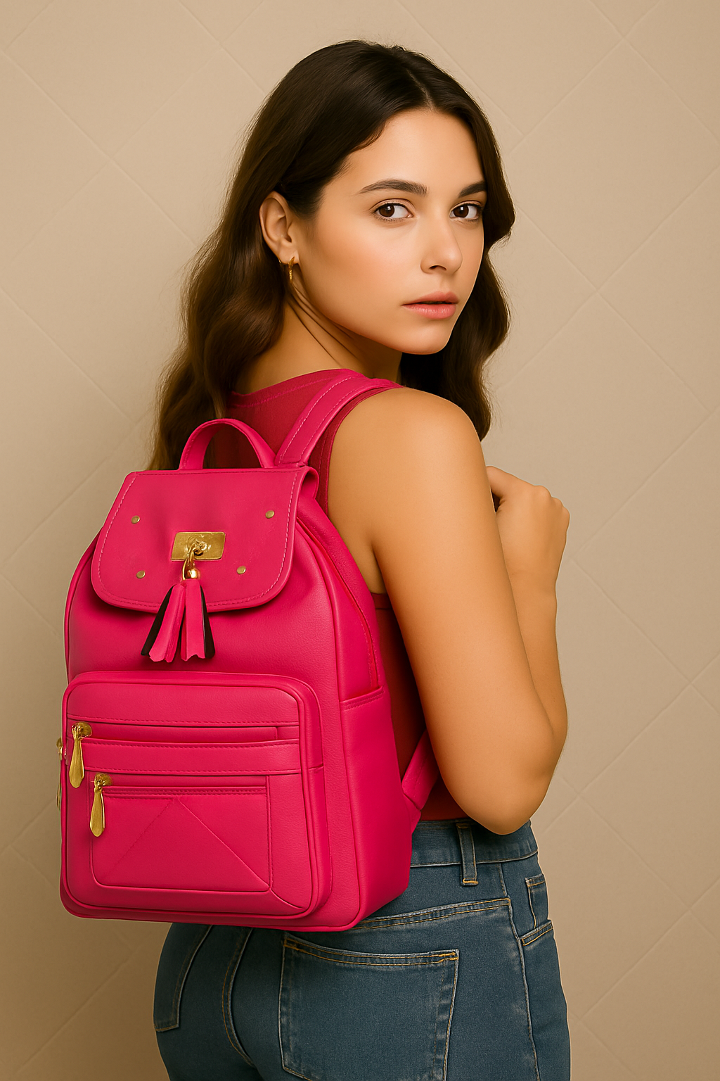 Tassel Backpack