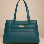 Blush Structured Tote Handbag For Women